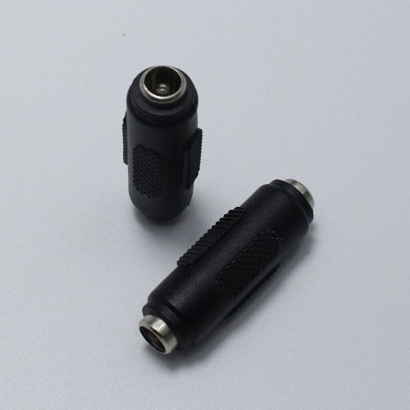 2 pièces 5.5*2.1mm/5.5x2.1mm DC prise de courant connecteur femelle à femelle panneau de montage adaptateur Jack