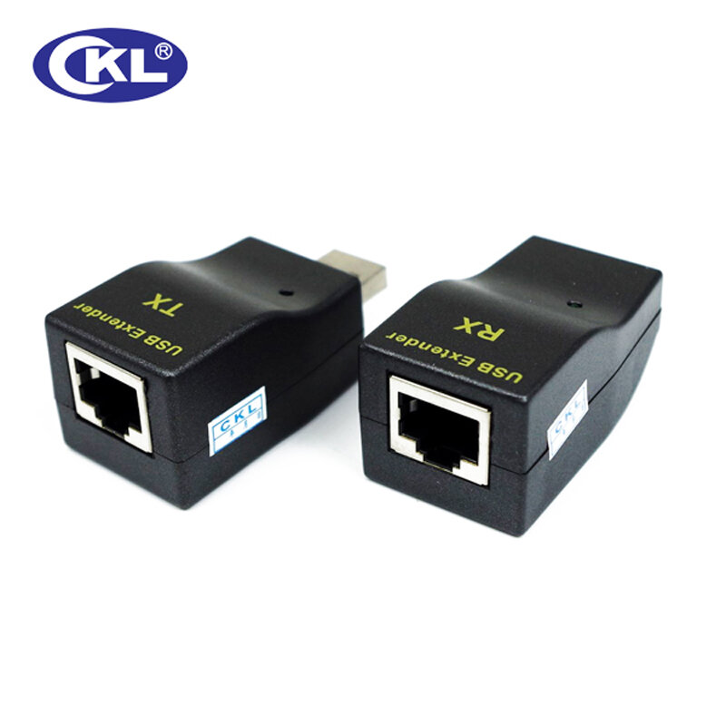 CKL USB Extenderกว่าCAT5/CAT5E/CAT6 STPสายเคเบิ้ลสำหรับUSBสัญญาณขยายได้ถึง50เมตร/100เมตรสนับสนุนWINDOWS 98SE/ME/2000/XPลินุกซ์