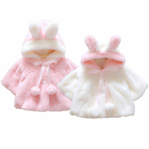 2019 New Newborn Baby Girls Fur Winter Warm Coat Outerwear Cloak Jacket Kids Warm Soft Comfortable High Quality Clothes