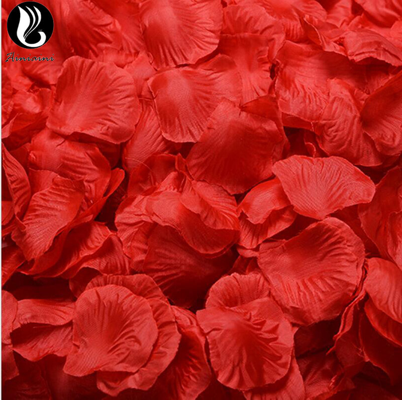Цветочные лепестки роз для свадьбы, искусственные цветы для свадьбы, 100, 5 х5 см, свадебная Роза BV267