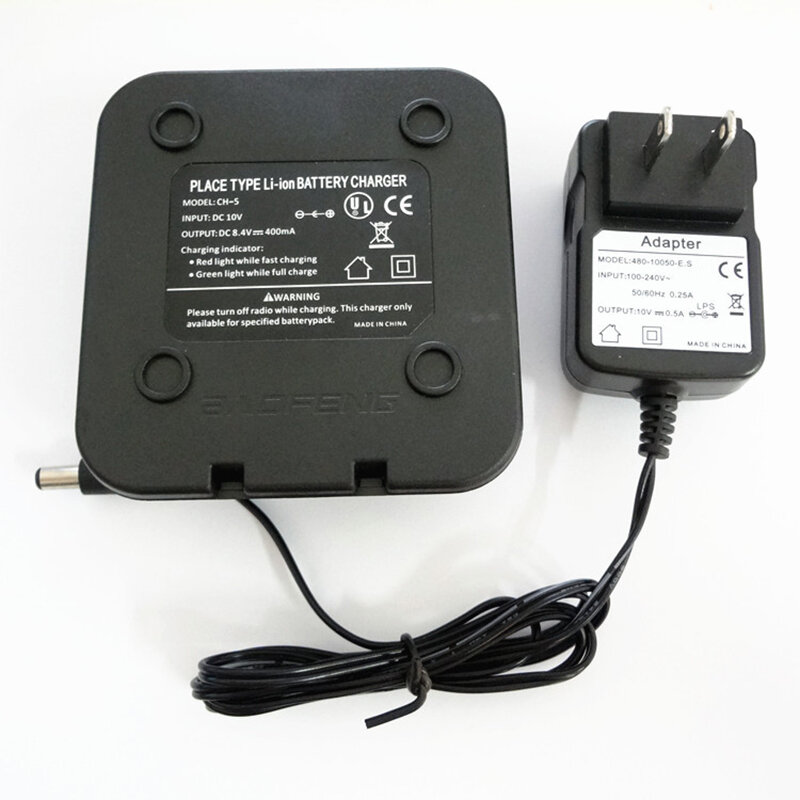 YIDATON-cargador de walkie-talkie para Radio, cargador de escritorio Original, compatible con BAOFENG UV-5R, UV-5RE, UV 5R, UV-F8