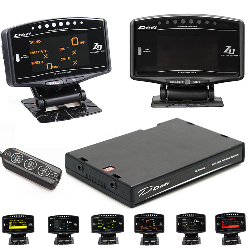Full Kit Sports Package 10 In 1 Bf Cr C2 Ext Temp Defi Advance Zd Link Meter Digital Auto Gauge Digital Tachometer Rpm Car Hud Bestdealplus