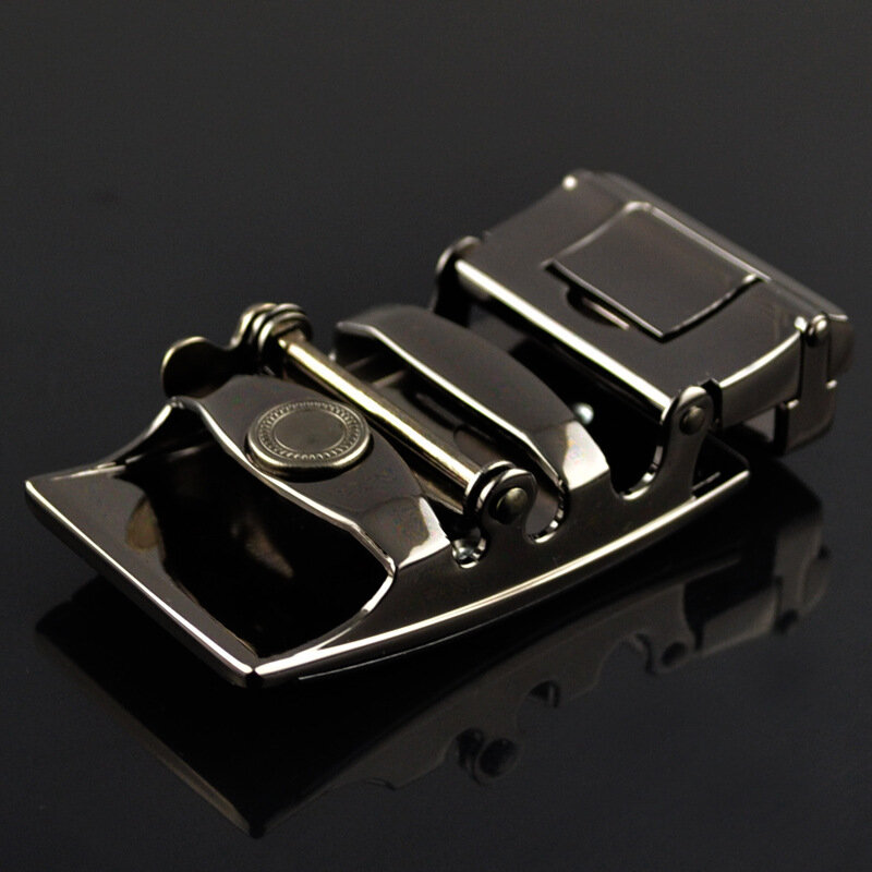 Hebilla automática de aleación para hombre, hebilla de cinturón de placa única de 3,5 cm, trinquete, accesorios de ropa, LY125-0365