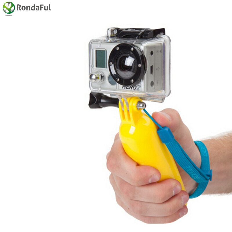 Bobber flutuante handheld monopé para gopro acessórios para herói 4 3 3 2 1 sjcam sj4000 xiaoyi ação câmera soprts mini dv