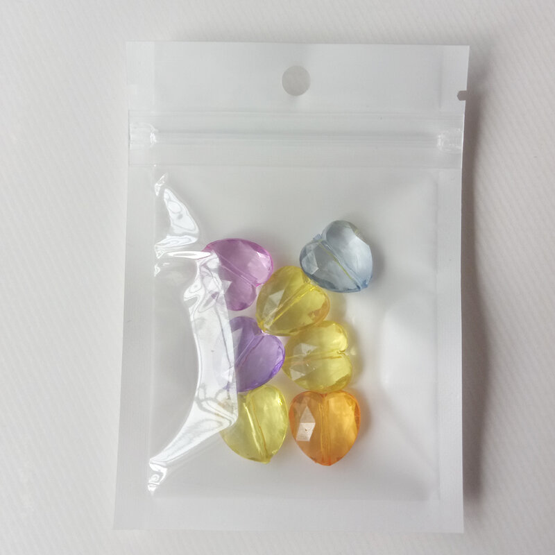 Bolsas transparentes para joias, 1000 peças, 9x16cm, com zíper, para presente, sacos de plástico com fecho