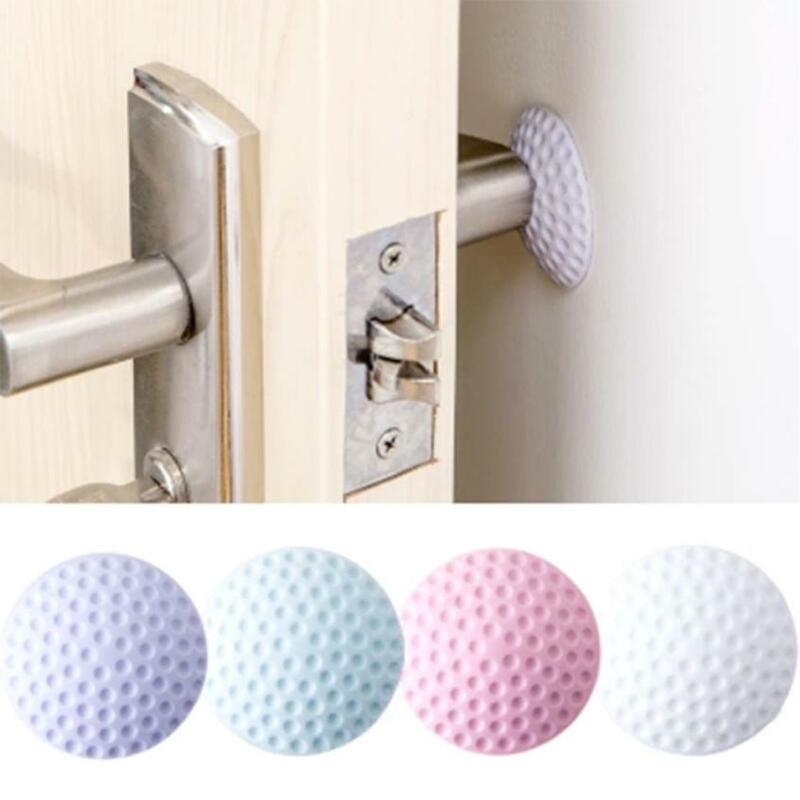 New Furniture Crash Pad 1PC Door Doorknob Back Wall Protector Savor Shockproof Crash Pad 4 Colors Furniture Accessories 