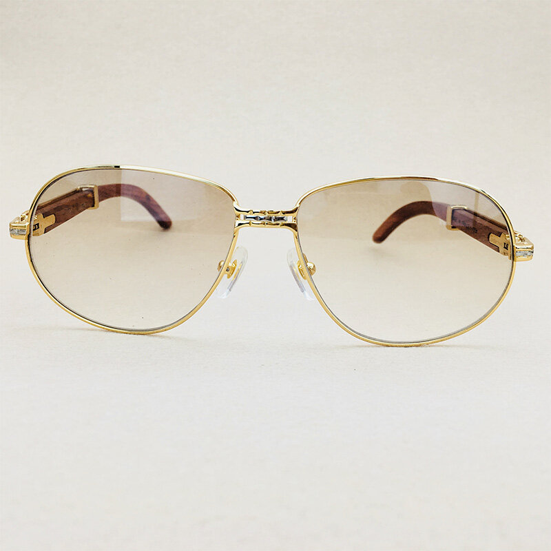 2018 vintage óculos de sol dos homens de madeira de luxo marca designer carter quadro vidro transparente óculos de sol grandes dimensões