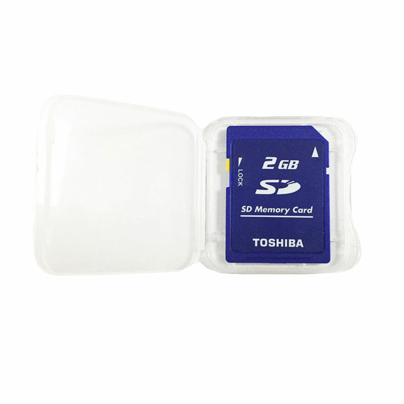 Cartão SD seguro padrão, cartão de memória para câmeras digitais e filmadoras, memória de bloqueio, class2 SD-M02G, 2GB