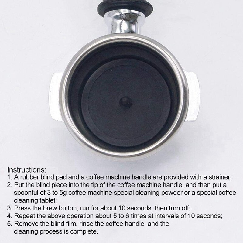 Części do młynka do kawy Blind Filter Backflush Disk Rubber do ekspresów do Espresso głowica do zaparzania uszczelka do płukania najlepiej sprzedająca się