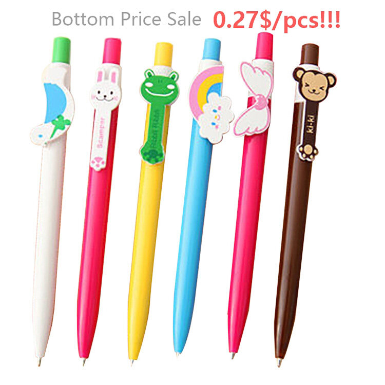 10 unids/set ala creativa Mini bolígrafo lindo gel pluma Kawaii bolígrafo escuela Oficina papelería suministro regalo promocional