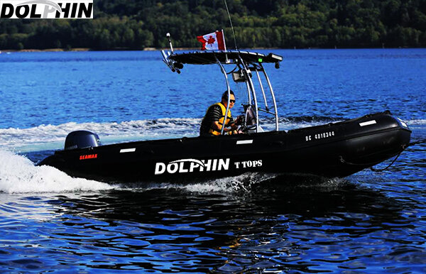 ¡Especiales! Dolphin Heavy Duty Pro Plus T Top con dosel de correa negra, Bimini Top de barco de tamaño pequeño y mediano
