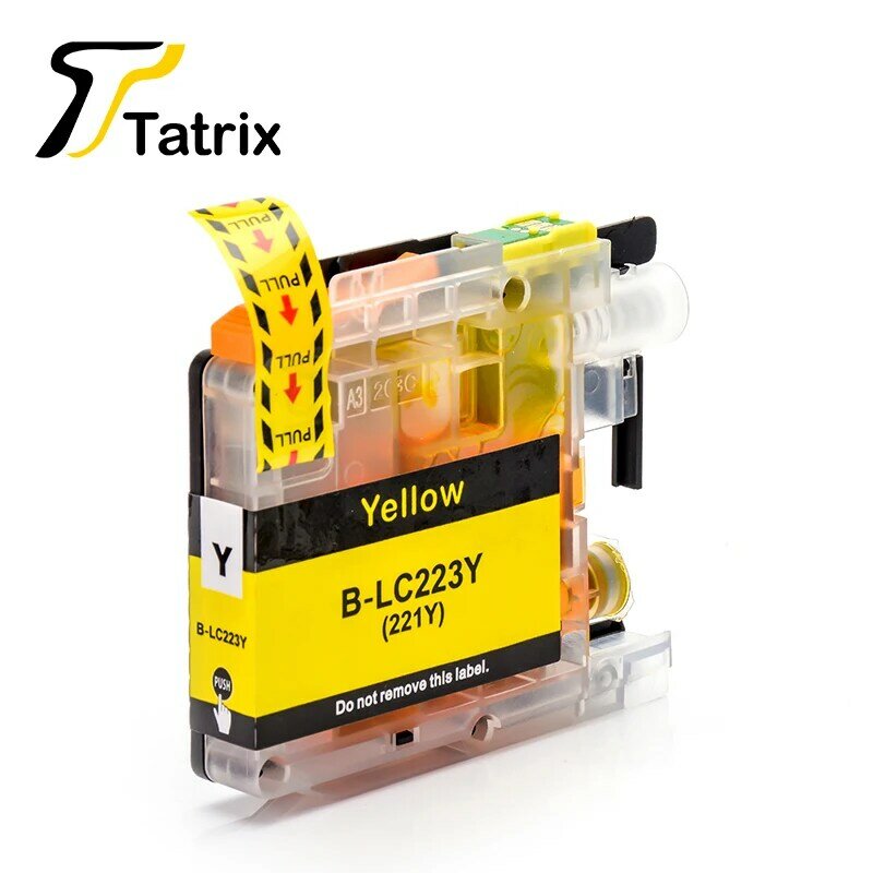 Tatrix-cartucho de tinta con Chip LC223 LC221, Compatible con impresora Brother MFC-J4420DW/J4620DW/J4625DW/J480DW/J680DW/J880DW