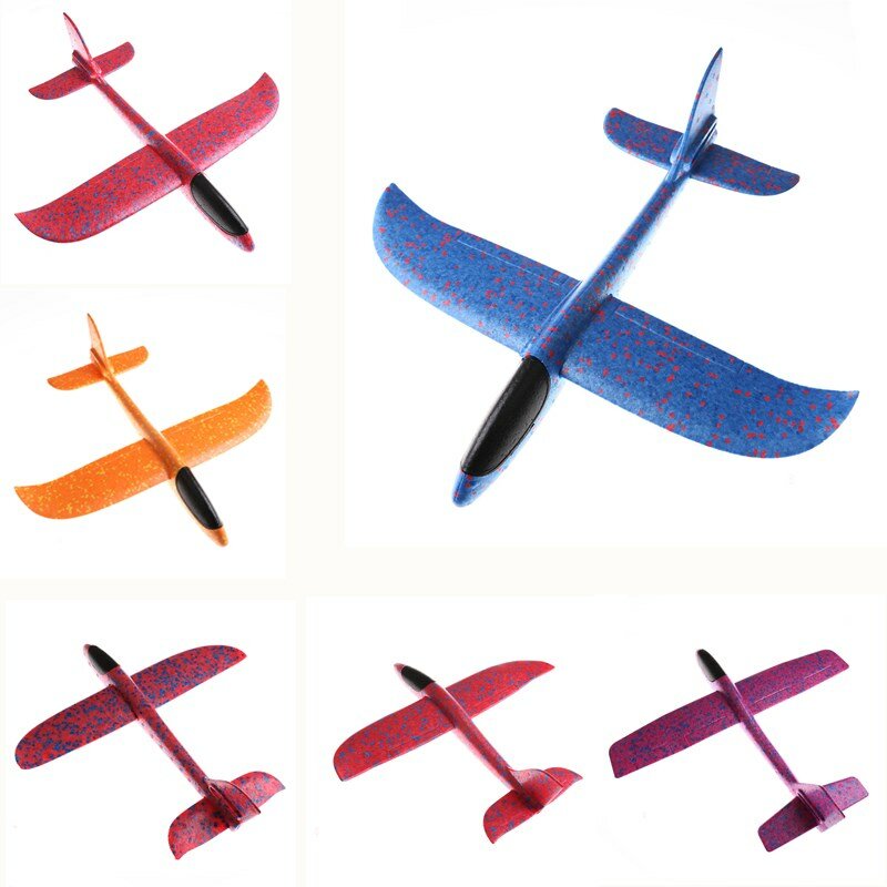Duża ręka uruchomienie rzucanie pianki Palne EPP Model samolotu dla dzieci samolot szybowiec Model samolotu na zewnątrz DIY zabawki edukacyjne