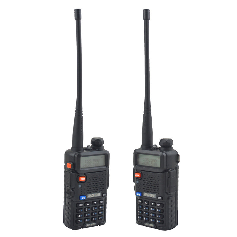 BAOFENG BF-UV5R UV-5R Dual Band VHF 136-174MHz & UHF 400-520MHz FM zwei-weg radio baofeng wallkie talkie mit freies hörer