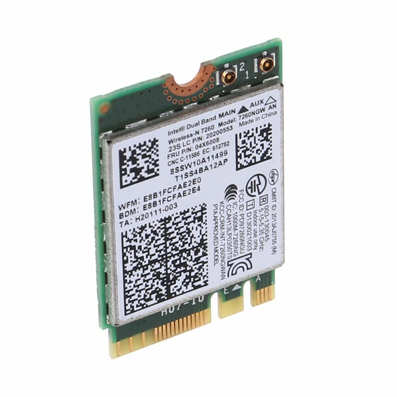 WiFi Nirkabel Kartu Dual Band 04X6008 7260NGW Yang Bluetooth 4.0 untuk Lenovo Berpikir Pad T440 T440p W540 L440 L540 X240s
