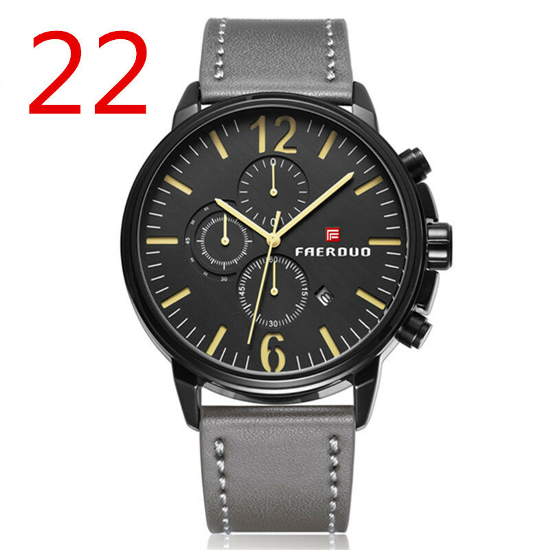 2019 New Arrival Preto dos homens Relógios Calendário de Negócios de Moda Casual de Aço Inoxidável Não-mecânica de Quartzo Wristwatches1