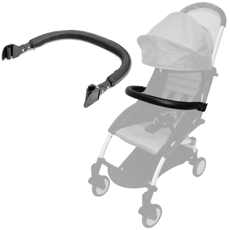 Acessórios de carrinho de bebê barra do amortecedor guiador alça de couro compatível para babyzen yoyo2 yoyo pram