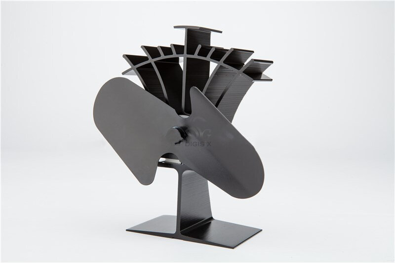 Estufa de calor con ventilador placa encimera ventilador 16% ahorro de combustible Ecofan Mini ventilador