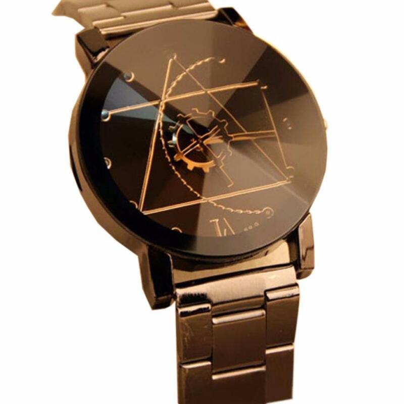Relógio de pulso em aço inoxidável para homens e mulheres, relógios de casal, moda superior, marca de luxo, pulseira, esportes, 2018
