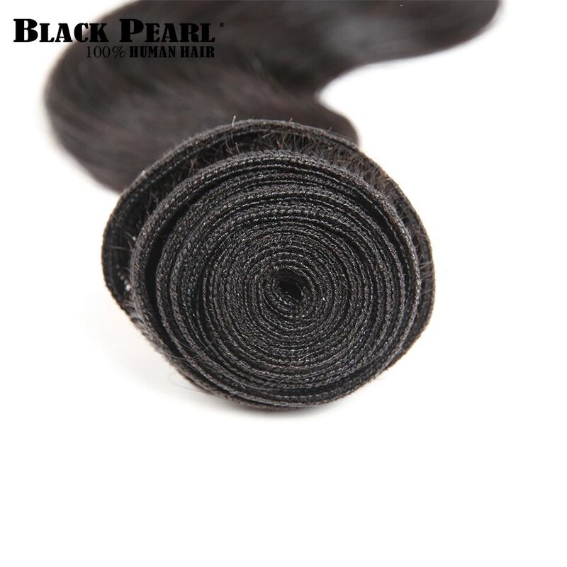 Mèches naturelles Body Wave Remy pré-colorées-BLACK PEARL, extension de cheveux, tissage de cheveux, 100g, lots de 1/3