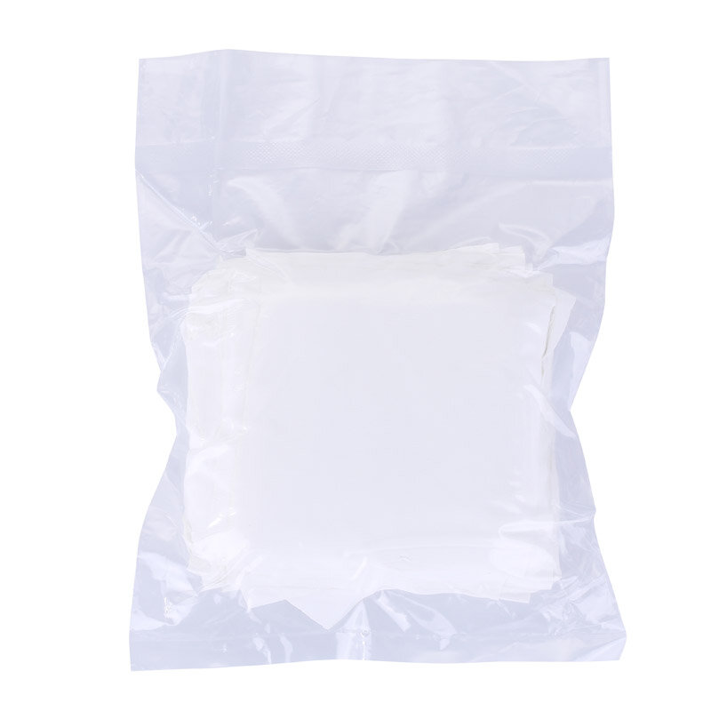 100pcs/lot Phone Screen Cleaning Cloth Dust-free Film White Wiping Cloth 10cm*10cm
