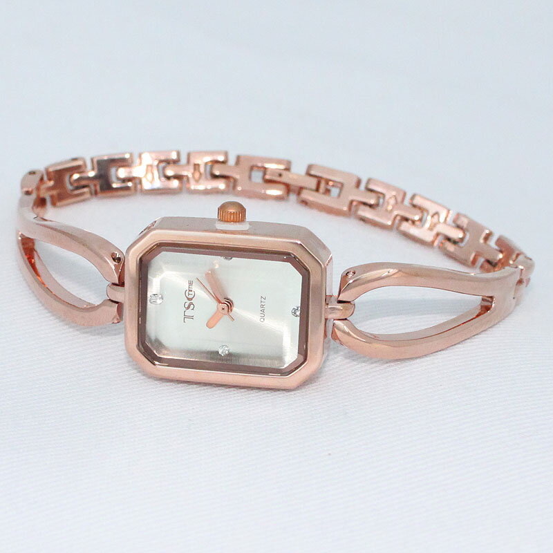Montre-bracelet en acier inoxydable pour femmes, décontractée, élégante, tendance, populaire, 4 couleurs au choix, carré, mode, z13