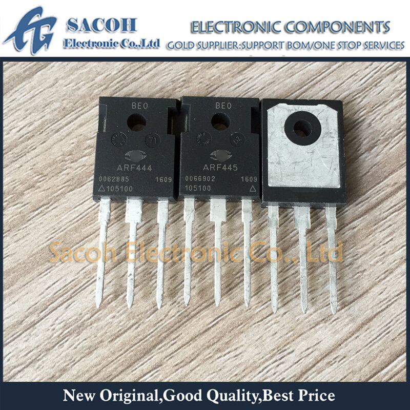 Baru asli 1 pasang (2 buah)/Lot ARF444 ARF444G + ARF445 ARF445G TO-247 6.5A 900V RF DAYA MOSFET Transistor