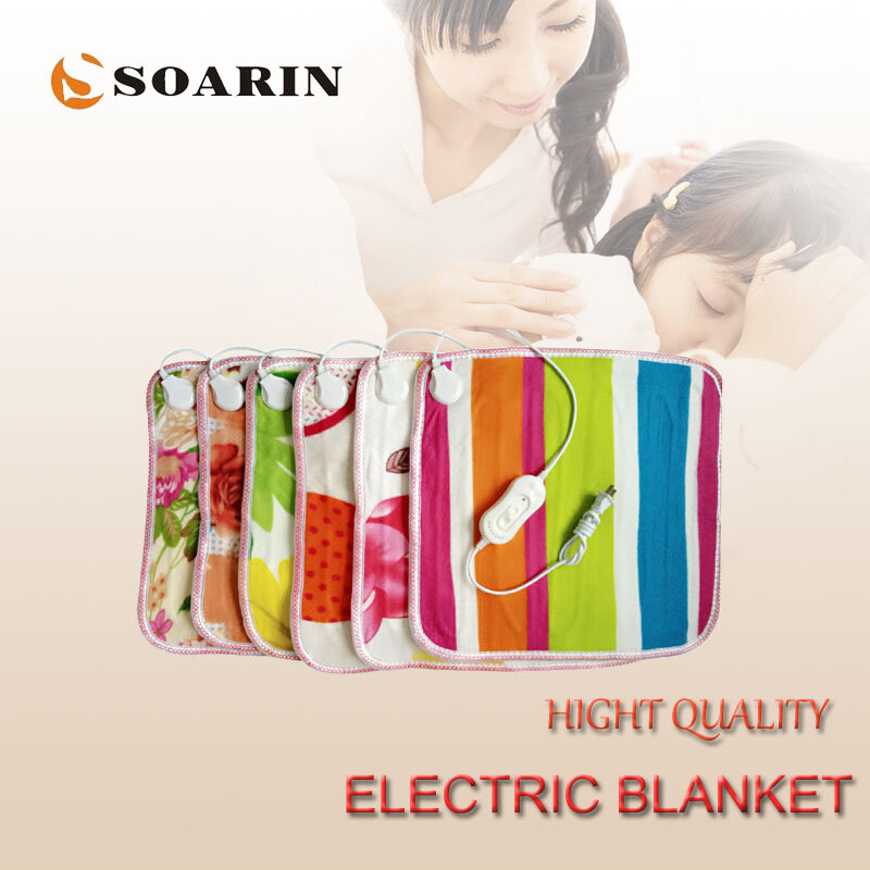 Электрическая грелка SOARIN 45x45, электрическое одеяло, плюшевые коврики для ног с подогревом, 220 В, грелка для стула