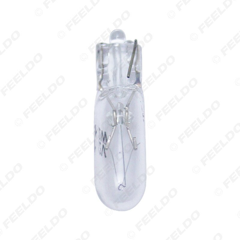 FEELDO – ampoule T5 12V 1.2W, 30 pièces, blanc chaud, ampoule halogène externe de remplacement pour tableau de bord, # FD-2933