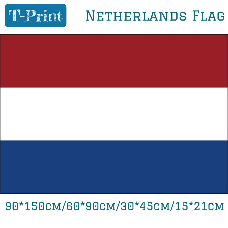 Bandera Nacional de los Países Bajos, banderines de vuelo de 3x5 pies para la celebración del Día Nacional, 60x90cm, 15x21cm, 90x150cm, 30x45cm