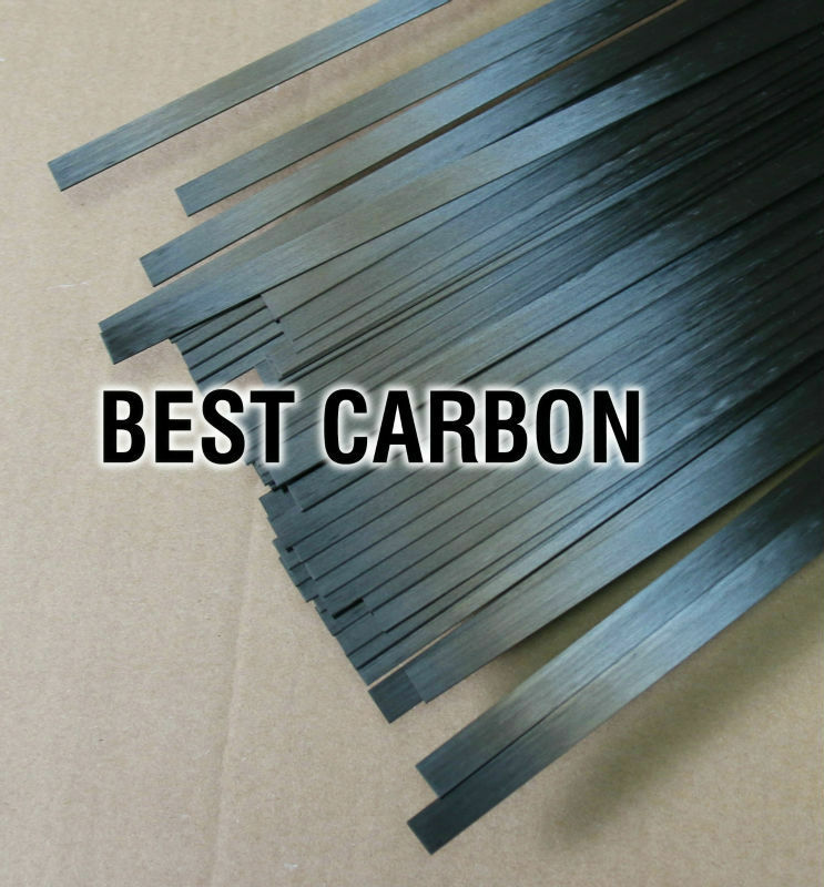 Tira de fibra de carbono Toray T700, junta de fibra de carbono con resina epoxi, 5 piezas de 0,13mm x 2,0mm x 1000mm