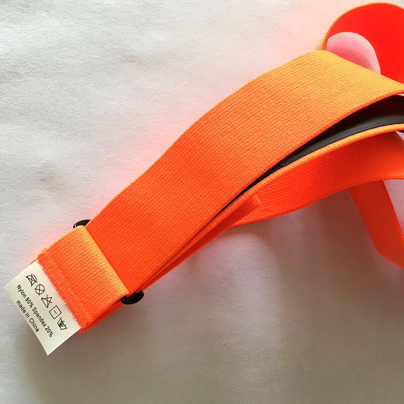 Sangle de poitrine élastique pour capteur de fréquence cardiaque, ceinture de poitrine pour Coospo Polar, Wahoo, Garmin Mount, Bluetooth Ant Band