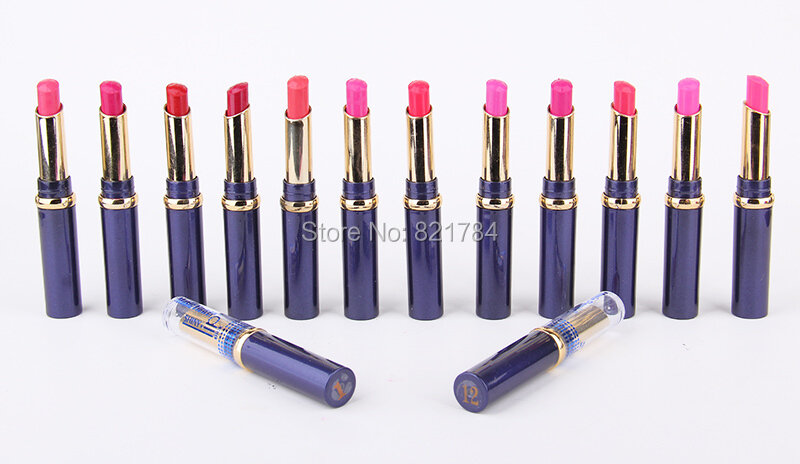 Rouge à lèvres brillant 12 couleurs, marque de musique à la mode professionnelle fleur, baume à lèvres 1.7g