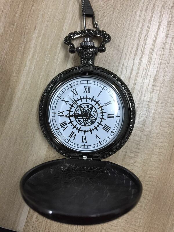 TIEDAN-reloj de bolsillo de cuarzo, colgante analógico, collar