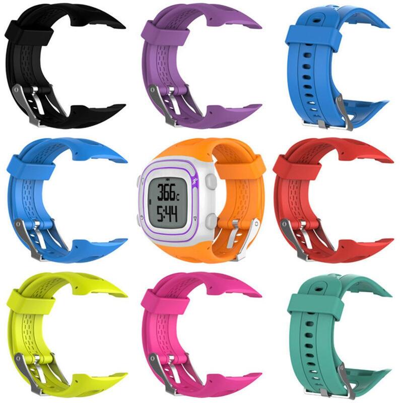 Silikonowy pasek do zegarka dla Garmin Forerunner 10 15 GPS sport Running wymiana zegarków z narzędziami 22cm 25cm wymień paski