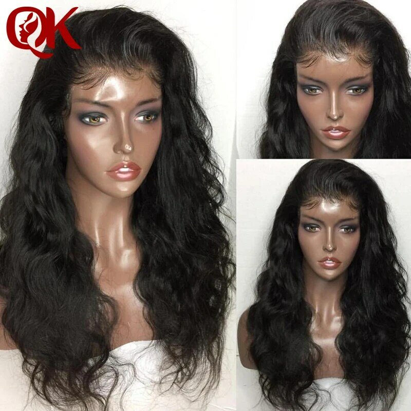 Transparent Lace Brazilian Lace Front Human Hair Wigs For Black Women PrePlucked Lace Frontal Wigs Body Wave Brazilian Remy Hair