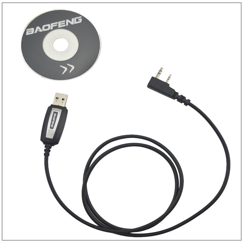 Baofeng-Cable de programación USB con unidad de CD, para Baofeng UV-17Pro, UV-5RH, UV-5R, BF-UV82, UV-5RA, UV-5RB
