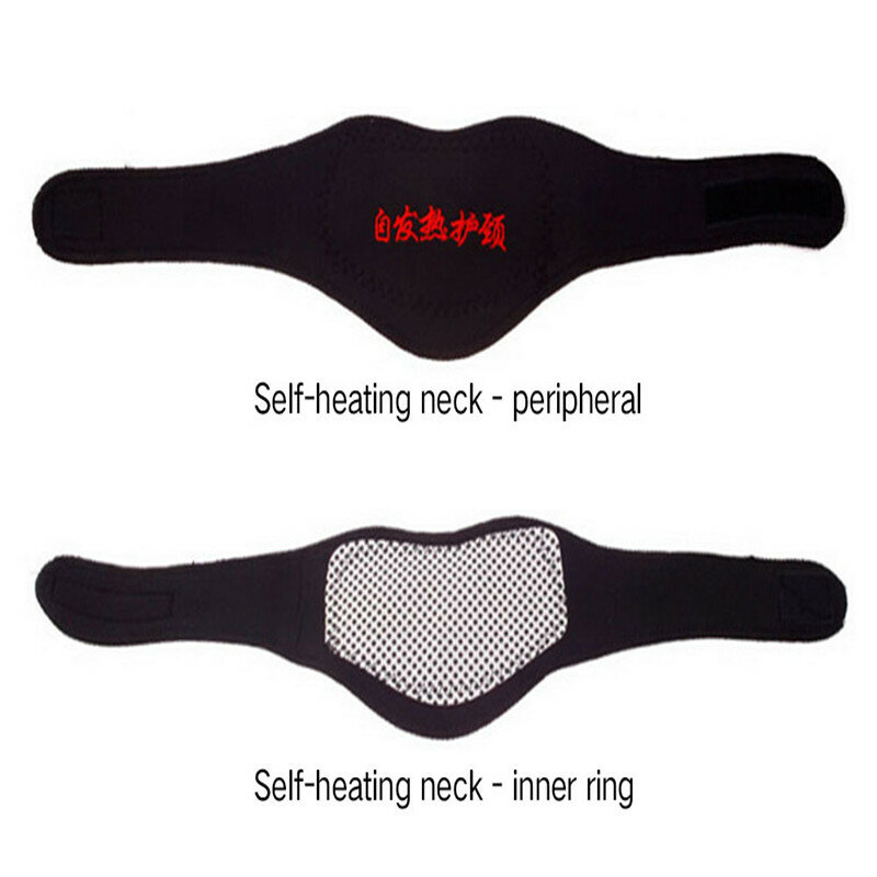 Magnetic Therapy Neck Massager Tourmaline Cervical Vertebra Protection Spontaneous Heating Belt Body Massager Health Care