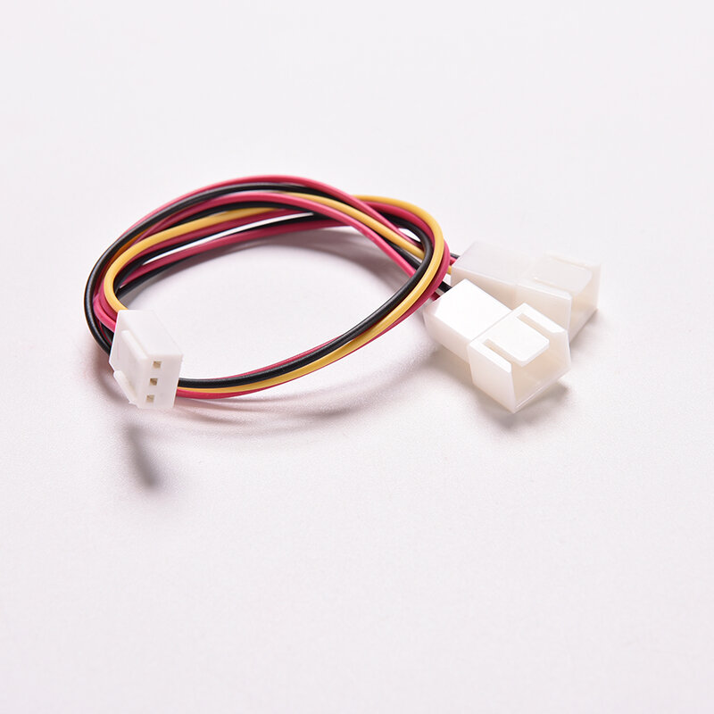 CPU Dual Fan Power Extension Cable Y Splitter 1 Female To 2 Male Motherboard PSU Cable Connector
