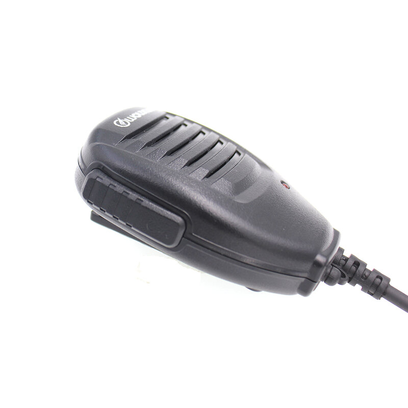 WOUXUN-Microphone Filaire Stéréo PTT Haut-Parleur pour KG-UVD1P KG-UV6D KG-UV8D KG-UV899 KG-UV9D Plus Radio Portable