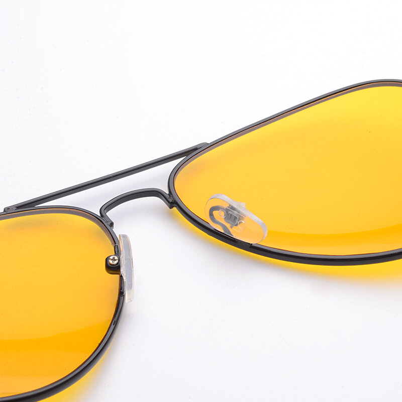 VRCHIC 2019 Sunglasses Fashion Pilot Vision Glasses Men Yellow Red Lens Driving For Safety Women Anti Glare Eyeglasses Unisex