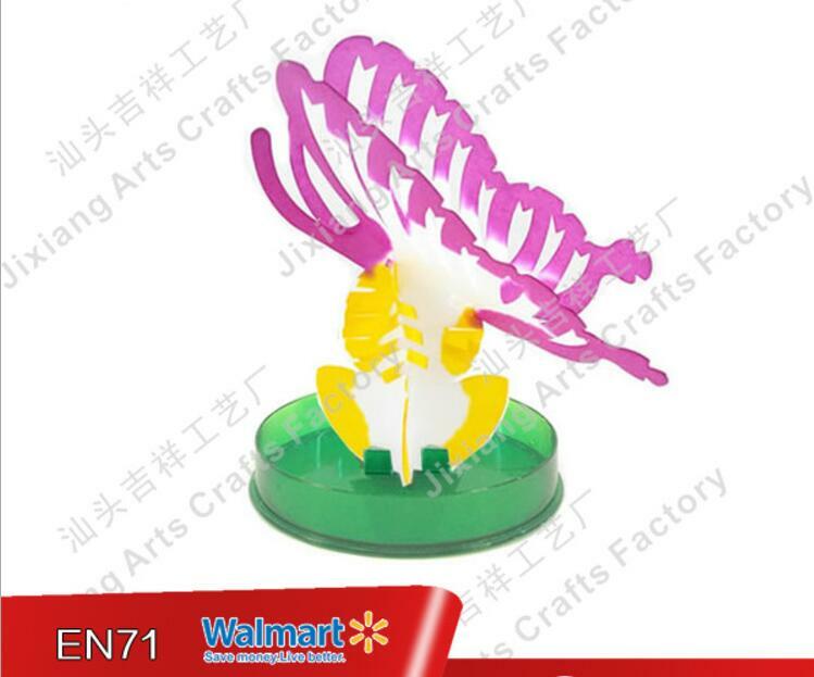 Arbre papillon en papier mystique rose 2019mm D, arbre de noël magique en croissance, jouets éducatifs amusants pour enfants, 110