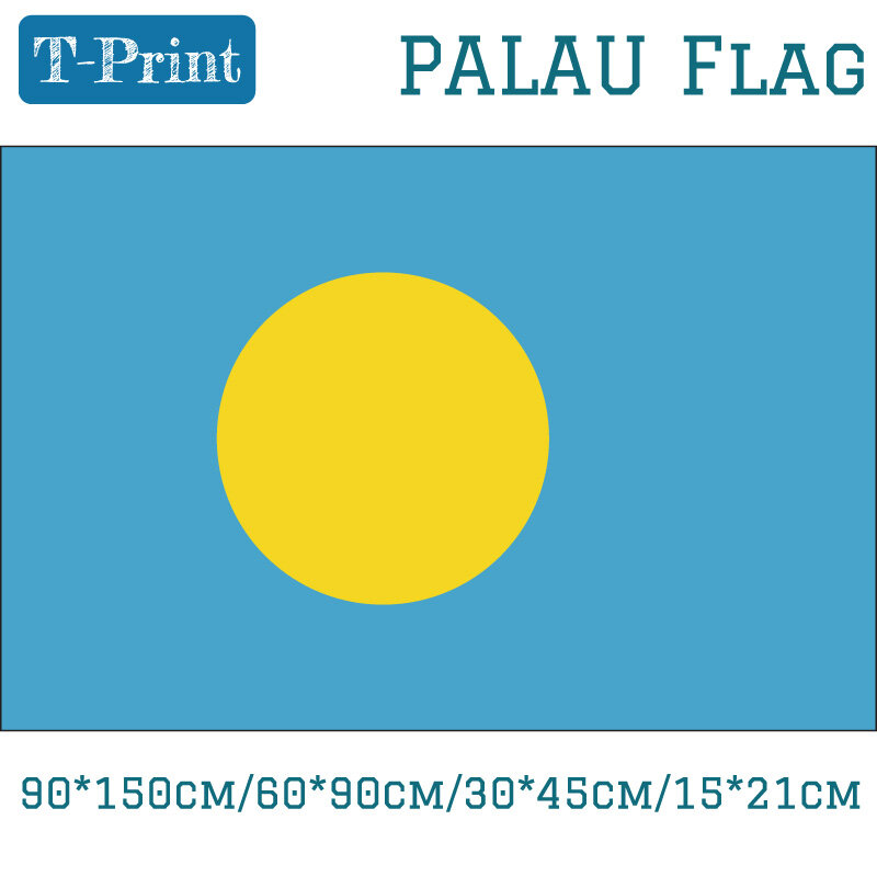 Palau Flag 90*150cm/60*90cm/ /15*21cm
