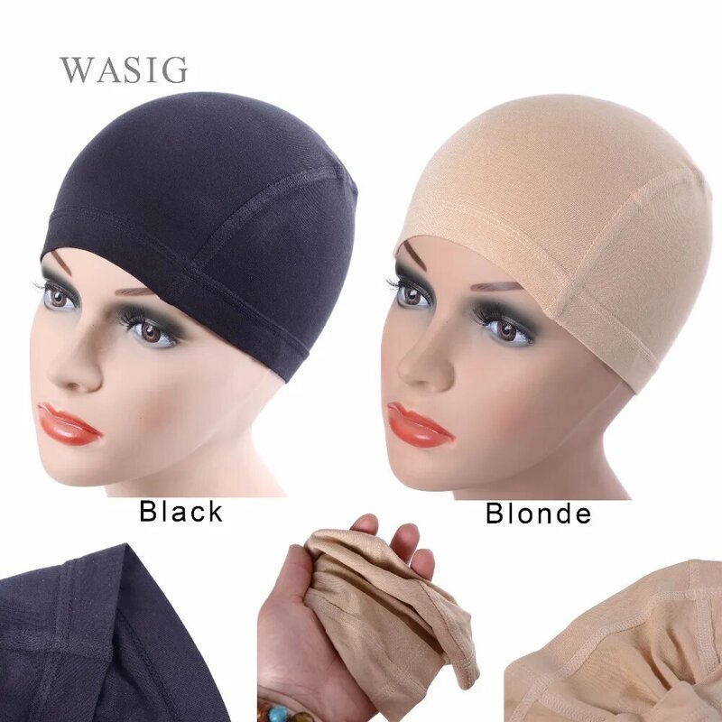 Czapka z peruką z włókna bambusowego dla kobiet wygodna i elastyczna czapka z peruką noszona pod perukami