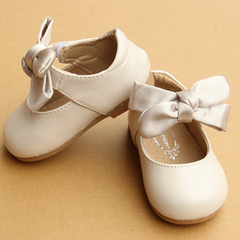 Chinese Style Bow-Knot Baby Newborn Toddler Girl Crib Shoes Pram Soft Sole Prewalker Anti-slip Baby Shoes