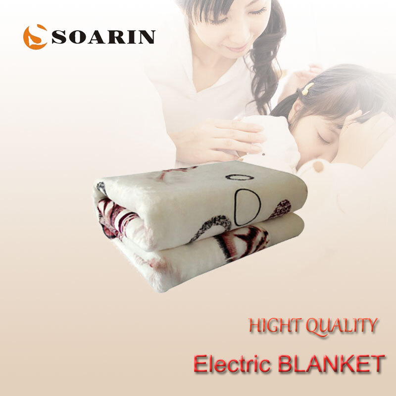 SOARIN-manta eléctrica de 150x70cm, manta de calefacción eléctrica de 220v, colchón calentado, calentador corporal, Frazadas, calentador eléctrico