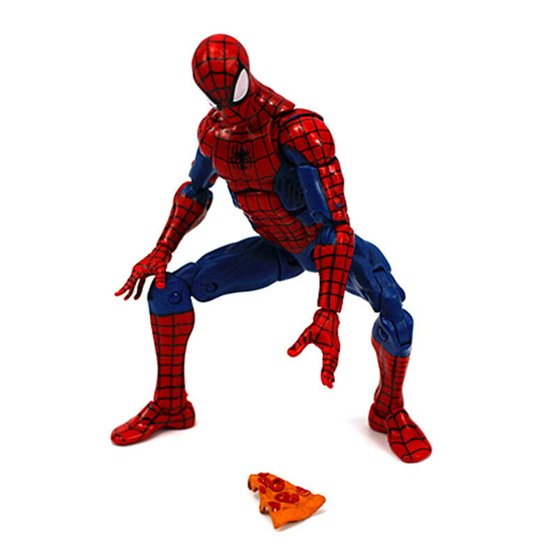 Pizza Spiderman Marvel Legends Infinito Série Toy Spider Man Super Hero Action Figure Modelo Brinquedos para Presente de Natal de Ano Novo