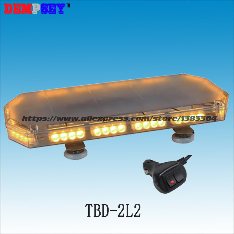 TBD-2L6 Led Mini Lichtbalk/High Power Waarschuwingslampje/Zware Magnetische Base Led Light/Mini Strobe Lichtbalk