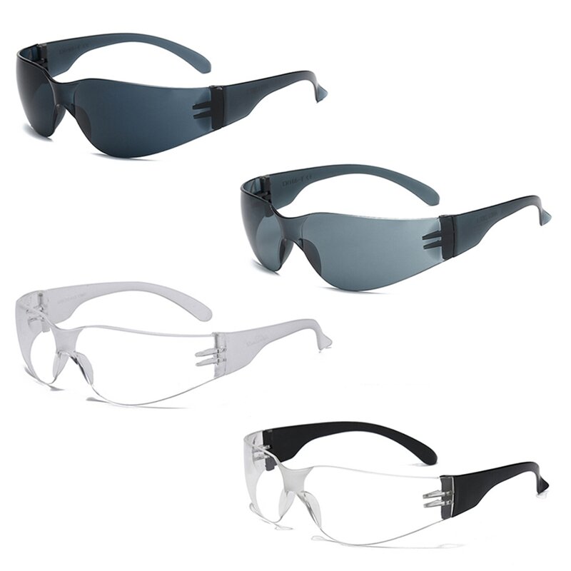 Óculos de segurança óculos de proteção de Segurança do Trabalho Óculos Novo Óculos Limpar Lente Fumaça Amarela