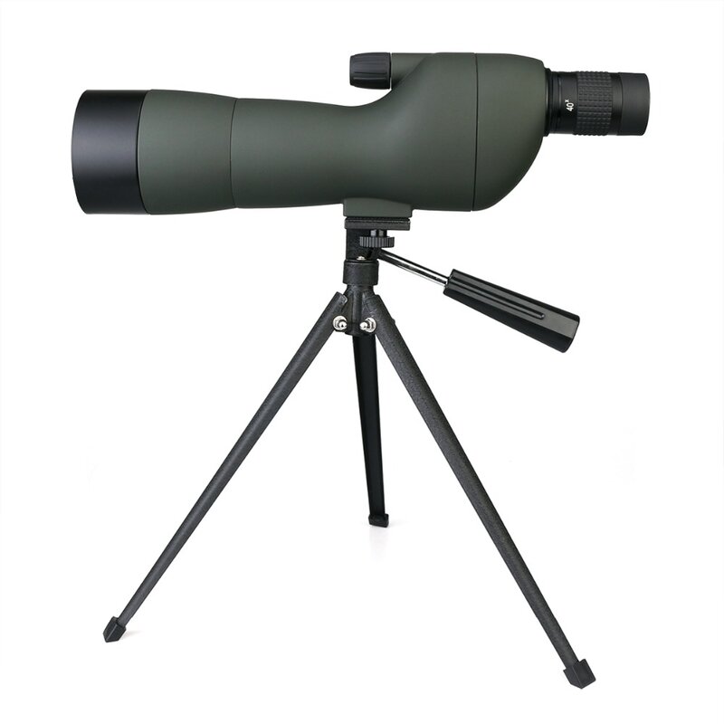 Sv28 Spotting Scope 20-60X60 Rechte 180 Graden Zoom Telescoop Waterdicht Voor De Jacht Op Birdwatch Zachte Draagtas + Statief